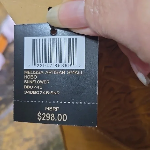 Frye Melissa Hand Tooled Leather Crossbody - Picture 6 of 7